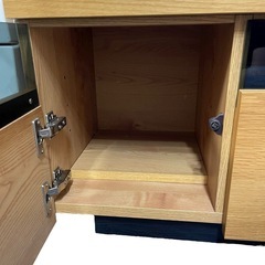 超美品　天然木　テレビボード　大川家具　国産の画像