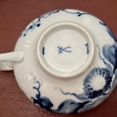 マイセン　ブルーオーキッド　ティーカップ　ソーサー　セットの画像