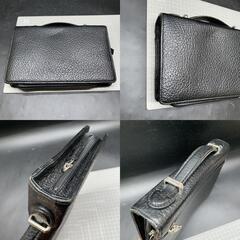 P417　ミラショーン セカンドバッグ メンズ ネロ Mila Schon 本革 レザーバッグ　mila schonの画像