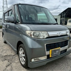 【支払総額12.8万円】まだまだ人気！タントカスタム車検令和9年1月機関良好 内外装良好 タイヤバリ山 パワスラ付きお手頃ハイトワゴンの画像