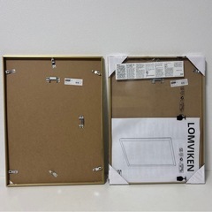 IKEA イケア LOMVIKEN 30×40 2個 1つ未開封 額縁 絵 アート 絵画 額 額装 インテリア 壁掛け 卓上 mw0700の画像