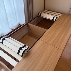 収納付きシングルベッドの画像