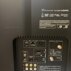 TOSHIBA TV テレビ　REGZA DVDの画像