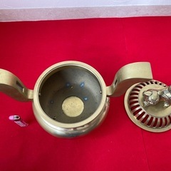 【寺院用】特大香炉　（灰付き）獅子掛中口　机上　寺院仏具の画像