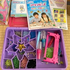 アクアビーズ　図案　収納ケースの画像