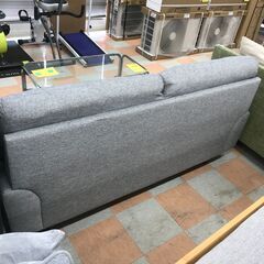 【ジャングルジャングル石川金沢店】  ソファー2人掛け ライトグレー W170×D62×H85 クリーニング済み												の画像