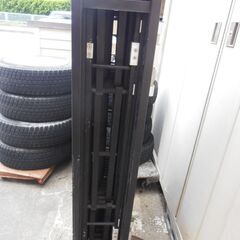592>　アコーディオン式門扉　中古品の画像