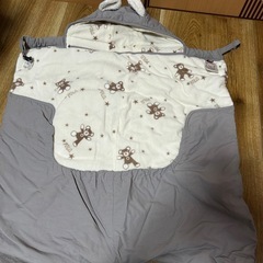 ベビーカー、抱っこ紐ブランケットの画像