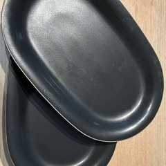 無印良品のオーバル皿4枚の画像