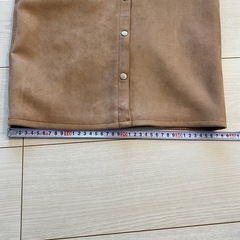 タイトスカートS★キャメル色の画像