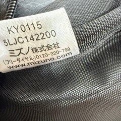 美品 使用1回 Mizuno ミズノ TC-ZOID キャディ バッグ 5LJC142200 ゴルフ ブラック 黒 KY0115 用品 公式 廃盤 golf bag japan の画像
