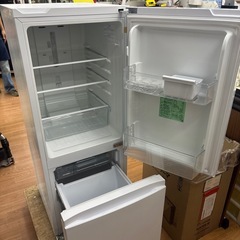 ☆ドリーム荒牧店☆ジモティー割引有☆【クリーニング済み】ハイセンス/2ドア冷蔵庫/AT-RF150-WH/154L/2021年製の画像