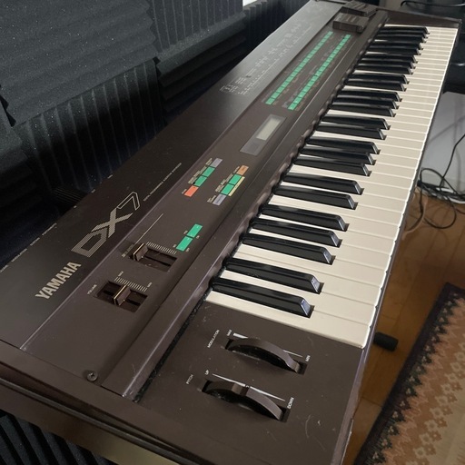 (引き取り限定)YAMAHA DX-7【動作品】カートリッジ1・2付き
