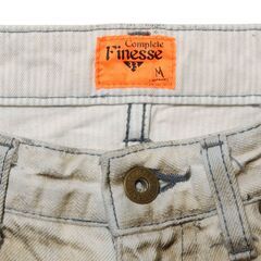 Complete Finesse コンプリートフィネス ブラウン系白地デニム Mサイズ メンズデニムの画像