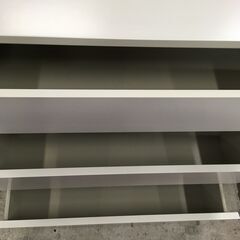 ★リユースのサカイ横浜南店★YM1495  ３段チェスト ホワイト W81×D49×H77 クリーニング済みの画像