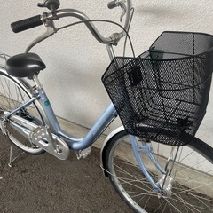 １０J7  アルミフレームのホームサイクル２６サイズ　オートライト付　 ★自転車専門店の中古車です★　【消費税込み・防犯登録６００円込みの画像