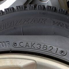 ブリザックVR2 155/65R13 ４本 まだまだ元気です。の画像