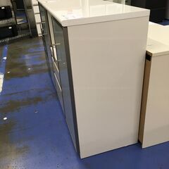 ★リユースのサカイ横浜南店★YM1496 NITORI レンジ台 ホワイト W91×D50×H101 クリーニング済みの画像