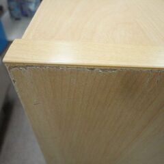 収納棚 2列 3段 可動式棚 幅86cm 奥行40cm 高さ57cm 木製 ナチュラル ラック 札幌 西岡店の画像