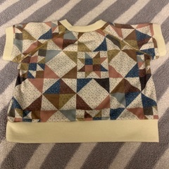 【新品】ベビーsoftcheese パッチワーク　Tシャツ　80サイズの画像