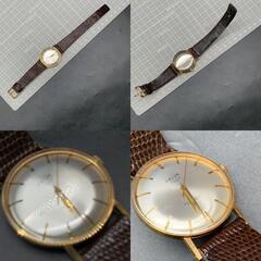 P433　可動 ENICAR エニカ ウルトラソニック ラウンド メンズ 腕時計 手巻き ENICAR 中古　ヴィンテージの画像