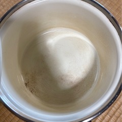 昭和レトロ ホーロー 両手鍋 グリーンの画像