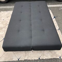 ソファベッド イケア BALKARP バルカルプ ブラック色💳自社配送時🌟代引き可💳※現金、クレジット、スマホ決済対応※の画像