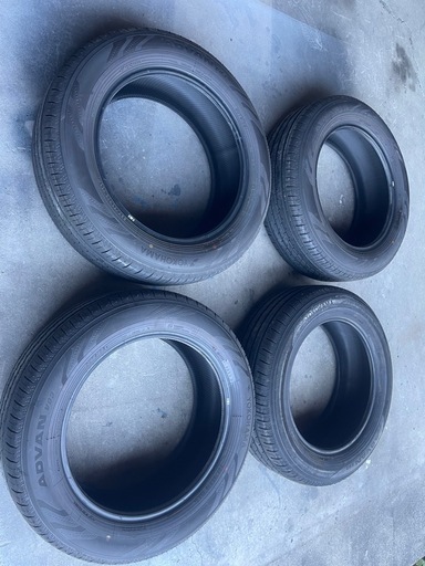 ヨコハマ　アドバン　V03  225/60R18 100H  40系アルファード新車外し