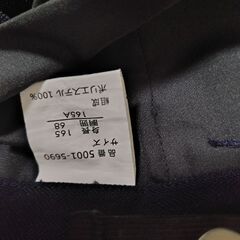 ジュニアスーツ165cm　ネイビー（暗め）の画像