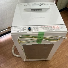 【引取】TOSHIBA洗濯機 AW-45M7 2020年製の画像