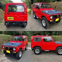 ジムニー　名車JA11 リフトアップ　MT5 4WD ジオランダーの画像