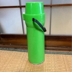 昭和レトロ 象印 水筒 グリーンの画像