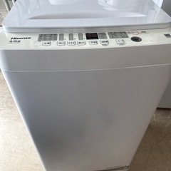 2024年　ハイセンス  洗濯機　6kg 美品の画像