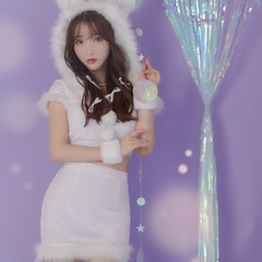 サンタコス sugar コスプレ ベロアホワイトバニー サンタコスプレの画像