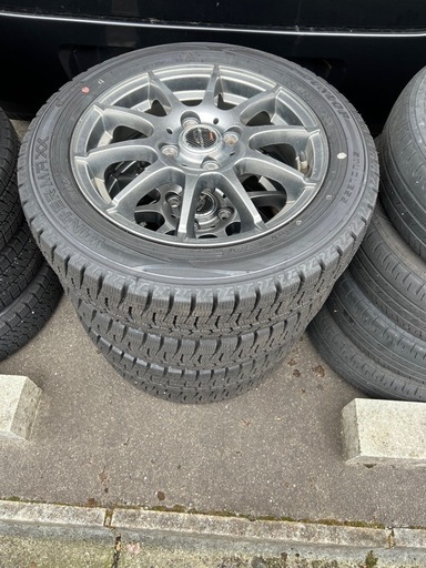 155/65R14 ダンロップウィンターマックス02 スタッドレス4本セット　軽自動車用