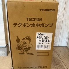 TECPON 水中ポンプ PGA-250 40mm 自動運転の画像