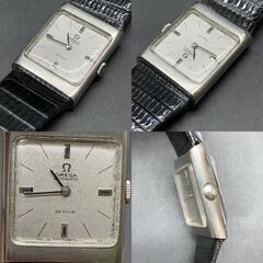 O364　ジャンク OMEGA オメガ 腕時計 デビル 自動巻き スクエア レディースウォッチ AUTOMATIC DE VILLEの画像