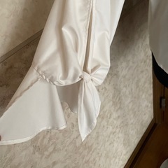 白🤍と薄ピンク🩷のブラウス　美品の画像