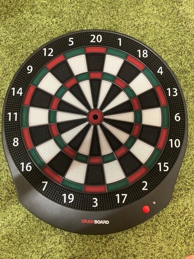 ダーツボード グランボードダッシュ グリーン (ダーツボード　電子 設置 自宅 ダーツボード)