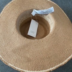 【美品】Zara ビーチ　麦わら帽子の画像
