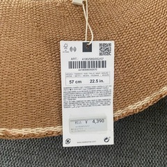 【美品】Zara ビーチ　麦わら帽子の画像