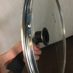 鍋蓋 32cm ガラス製 中古品の画像