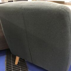 ★リユースのサカイ横浜南店★YM1500 NITORI 一人掛けソファ モスグリーン W74×D73×H77 クリーニング済みの画像