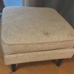 ソファ　　　グレー　オットマンの画像