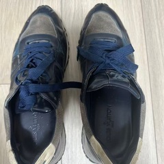 Louis Vuitton スニーカー ブラック×グレーの画像