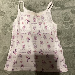 80サイズ　タンクトップ　２枚の画像