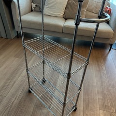 【美品】キッチンワゴン　スライド収納　の画像