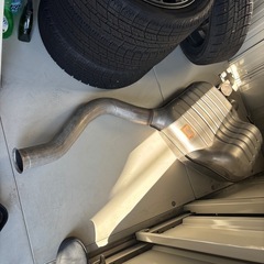 ベンツw205マフラーの画像