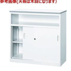 T-011 未使用アウトレット品 幅1200 ハイカウンター 木目天板の画像