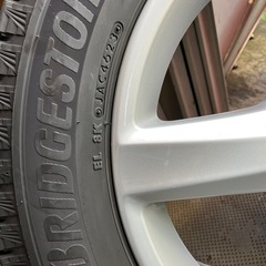 VW16インチホイールセット BS 205/55/R16 1シーズン使用の画像